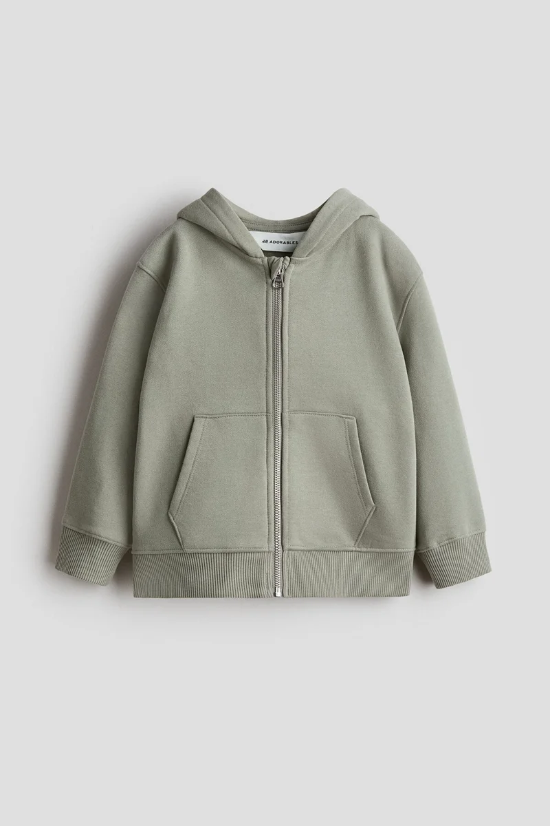 H&M Cotton zip-through hoodie
